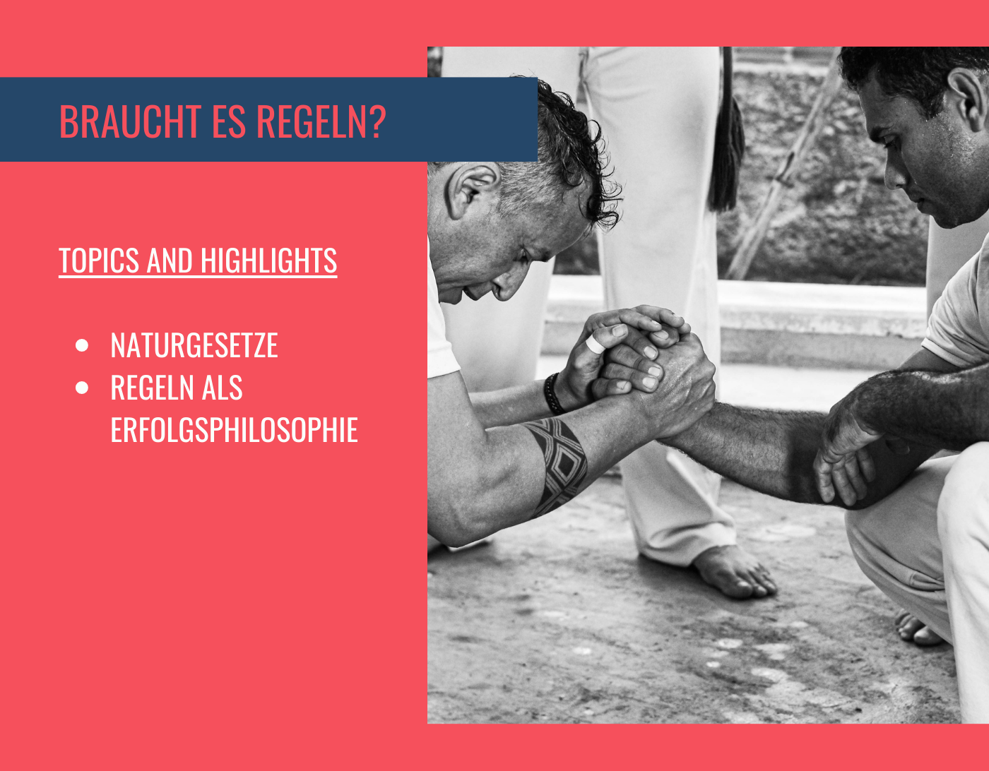 Braucht es Regeln?